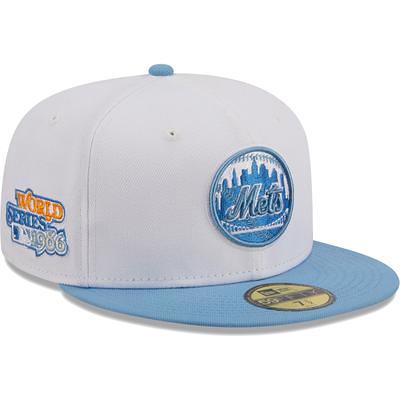 Men's New Era Tan York Yankees 2009 World Series Sky Blue Undervisor 59FIFTY Fitted Hat