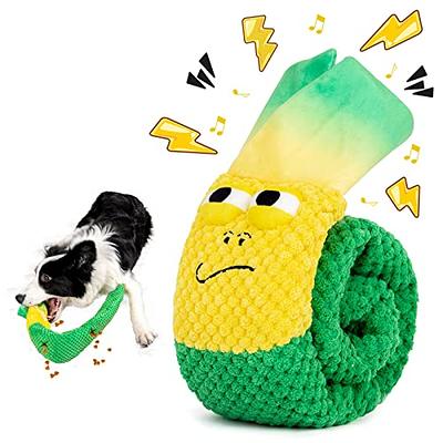 samtotopets Green Onion Dog Toys,Plush Dog Toys, Dog Snuffle Toys
