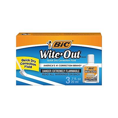 BiC Wite-Out Correction Pen, Shake 'N Squeeze, White - 2 pack