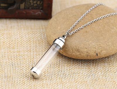 Vial Necklace Kit Cremation Urn Necklace for Ashes Tube Gold Necklace  Pendant Cremation Urns Jewelry - China Cremation Jewelry and Urn Necklace  price | Made-in-China.com