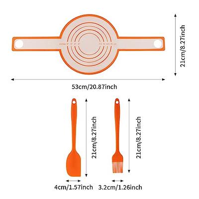 2 Pcs Silicone Bread Sling Bread Baking Mat with Oil Brush and Spatula,  Sourdough Silicone Bread Sling Dough Sling, Long Handles Bread Baking Sheet  Liner for Transferable Dough(brown) - Yahoo Shopping