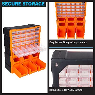 Plastic Storage Drawers - 39-Drawer Screw Organizer - Craft
