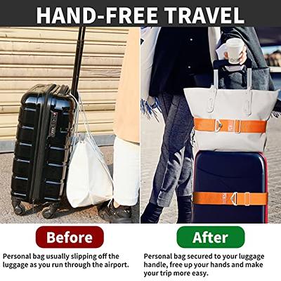 Collwait 2-in-1 Adjustable Luggage Belt Luggage Accessories