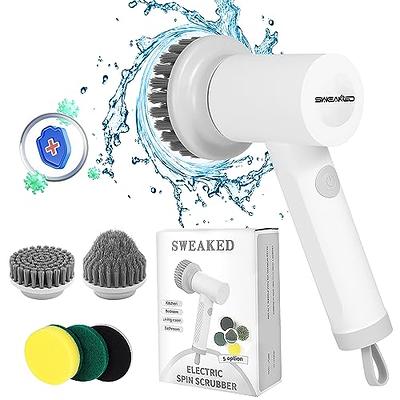 MGLSDeet Electric Spin Scrubber, Rechargeable Portable Electric Bathroom Cleaning  Brush, 7 Replaceable Cleaning Brush Heads for Kitchen, Tile, Sink, Window,  Floor, Tub, Grout - Yahoo Shopping