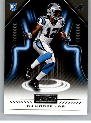 DJ Moore football Paper Poster Panthers 4 - Dj Moore - Sticker