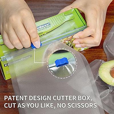 VTUUU Food Saver Vacuum Sealer Machine Bags For Vacuum Sealer Bags Rolls 2  Pack 8x20 Rolls Vacuum Food Storage Bags BPA-Free-Puncture-Resistant and Food  Saver Bags For Vacuum Sealer - Yahoo Shopping