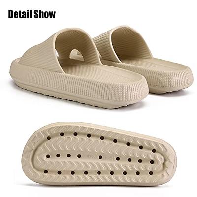 Bubble Massage Slides for Women Men, Soft Cloud House Slippers Golf Balls  Shower Shoes Quick Drying Non-Slip Beach Sandals for Indoor Outdoor Pool  Spa Gym 