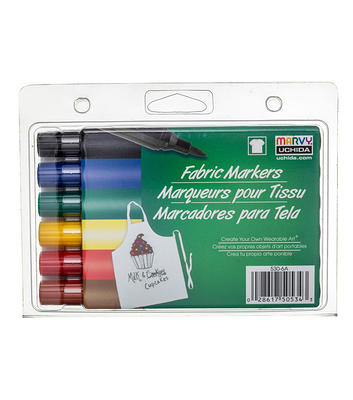 Marvy Uchida DecoFabric Opaque Paint Marker - Green, Medium Tip