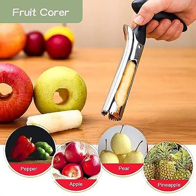 Fantexy Melon Baller Scoop,Stainless Steel Watermelon Cutter Fruit Knife with Melon Baller,Fruit Scooper Watermelon Knife for Dig Pulp Separator