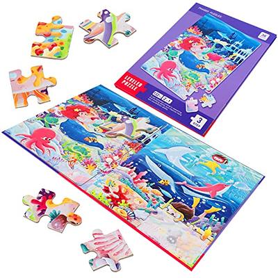 ZEYUSI Large Size Magnetic Puzzles for Kids Ages 3-5 Toys Gifts -84 Pieces  Toddler Puzzles