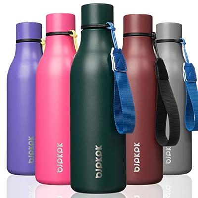  Green Vacuum Flask Set - Insulated Water Bottle w/ 3 Cups Gift  Set - Thermos Water Bottle for Hot and Cold Drinks - Reusable Stainless  Steel Water Bottles for Indoor and