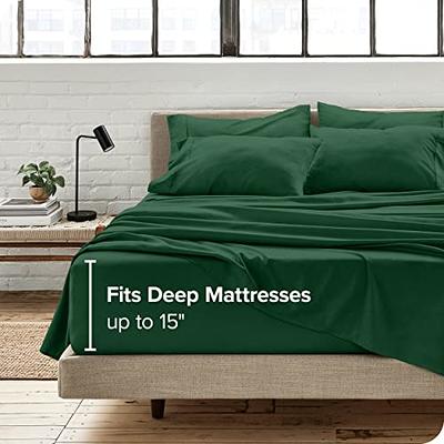 Iconic Collection Microfiber Fitted Sheet 21 Deep (Dark) – Mellanni