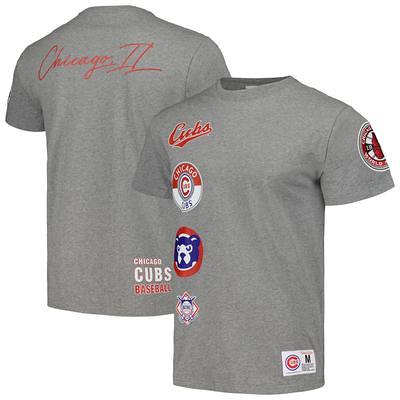 Men's Mitchell & Ness Heathered Gray Los Angeles Dodgers Cooperstown  Collection Pullover Sweatshirt