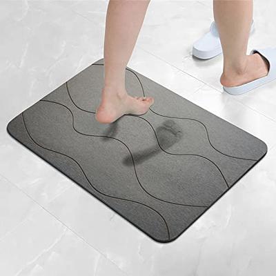 Graplife Stone Bath Mat Non-Slip Fast-Drying Mat for Kitchen Counter Tub 