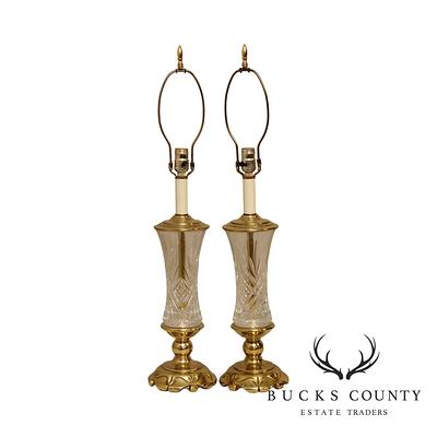 Stiffel Hollywood Regency Vintage Pair Brass Table Lamps – Bucks County  Estate Traders