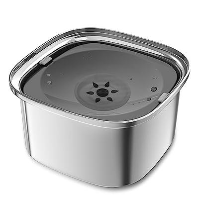 Stainless Steel Dog Water Feeder Large Capacity No Spill - Temu