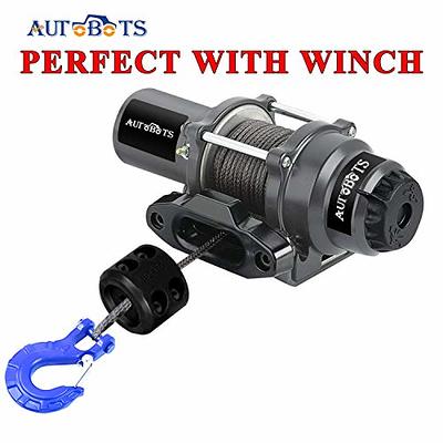 AUTOBOTS Upgrade Heavy Duty Winch Hook Forged Steel 3/8 Grade 70 Safety  Latch Winch Cable Hook Stopper & Clevis Slip Winch Hook Sets, Max 35,000  lbs, Blue - Yahoo Shopping