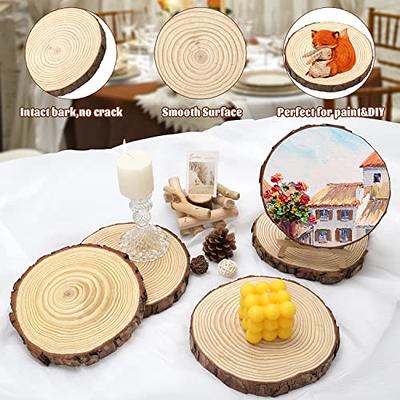 5pcs Wood Slices 7-8 inch,Natural Wood Rounds Unfinished Wood Circles for  Crafts to Paint Rustic Wooden Christmas Ornaments Coaster Table Centerpieces  Disc Chargers Plate Tray with Candle Card Holders - Yahoo Shopping