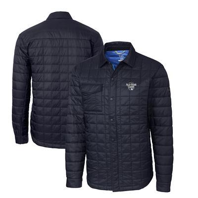 Carolina Panthers Cutter & Buck Rainier Shirt Jacket - Black