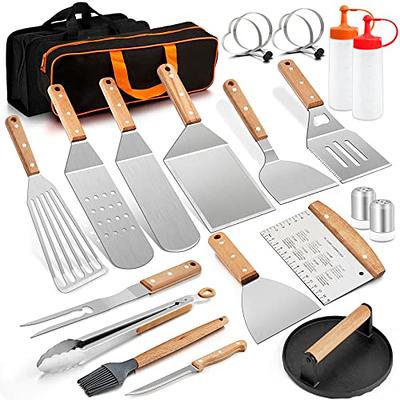 Grilljoy 6PCS BBQ Tools Grilling Tool Set with Storage Bag