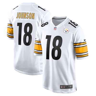 Nike Men's Pittsburgh Steelers George Pickens #14 White Game Jersey