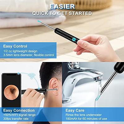 Anykit Ear Wax Removal Tool, HD Otoscope Ear Cleaner for iPhone & Andr