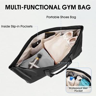 Women Sports Gym Bags Travel Handbags Waterproof Yoga Pilates Mat Bags  Fitness Training Bags Luggage Bags with Shoe Compartment