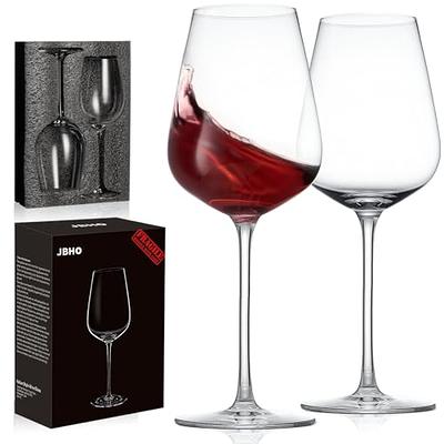 Viski Heavy Base Stemless Martini Glasses Set of 2 - Premium Short Crystal  Cocktail Glass Gift Set, 7.5 oz.