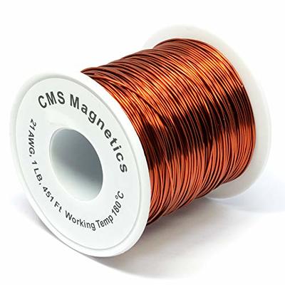Kanayu Magnet Wire Enamelled Copper Wire Insulated Enamelled Magnet Winding  Wire, Speaker Coil Temperature Rating 155℃ for Electric Appliance, 1 Pound  Spool (Copper Color,0.064Dia,82ft, 14 AWG) - Yahoo Shopping