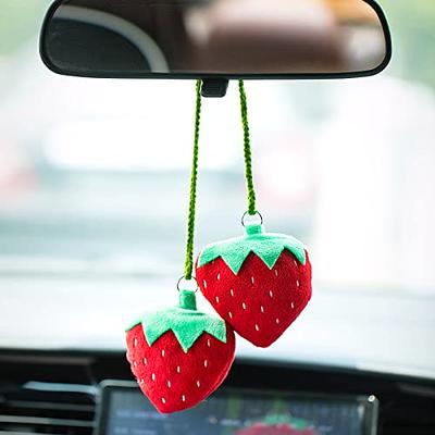 Bling Heart Diamond Car Accessories, Crystal Car Rear View Mirror Charms  Car Decoration Valentine's Day Gifts Lucky Hanging Interior Ornament  Pendant