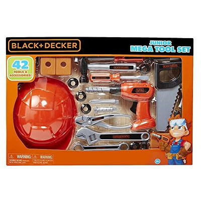 Black+Decker Kids Tools All-in-One Mega Case with Matrix Drill