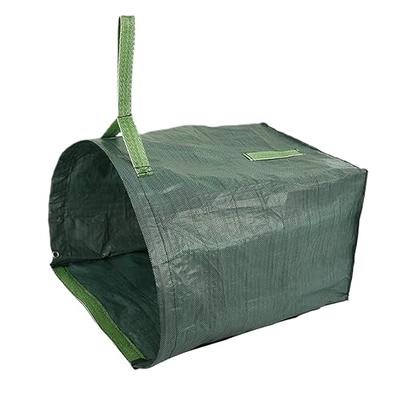 Yardwe Leaf Bag Reusable Garden Waste Bag Garden Tote Bag Gardening Trash  Bag Debris Bucket Waste Bags Garden Rubbish Large Bag Trash Cans Outdoor  Green Lawn Pp Fold Leaf Grass Clamshell 