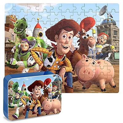 Disney Princess 48-Piece Puzzle in Tin with Handle, for Families and Kids Ages 4 and Up