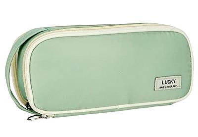 Large Pencil Case, Pencil Pouch with Zipper Compartments