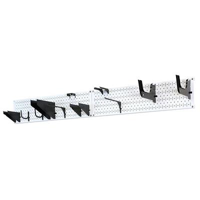 Office Wall Organizer - Steel Pegboard - Black - Wall Control