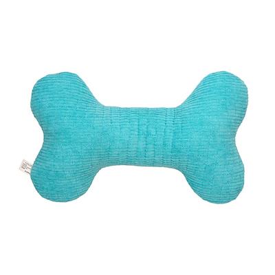 Playology Plush Squeaky Bone Peanut Butter Dog Toy, Medium, Petco