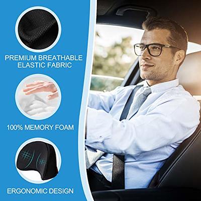 New Black Car Lumbar Support Cushion Waist Support Driving Lumbar