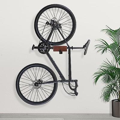 HOMEE Bike Hanger Wall Mount Foldable Bicycle Rack Wall Hook Flip-Up Bike  Holder Stand Storage System for Garage Indoor Shed with Screws