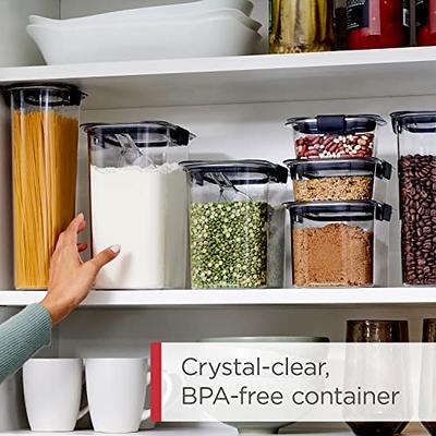 Rubbermaid Brilliance BPA Free Food Storage Containers with Lids, Airtight,  for Kitchen and Pantry Organization, Set of 20 w/ Scoops - Yahoo Shopping