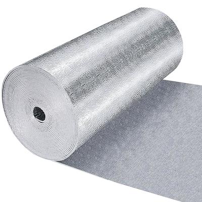 Bubble Reflective Insulation, The Fellie Double Side Reflective Foam Core  Aluminium Foil Insulation Wrap Panel for Windows Insulation, Roofs, Attic,  Garage, Greenhouse, Metal Pipe, 3mm, 47in x 32ft - Yahoo Shopping