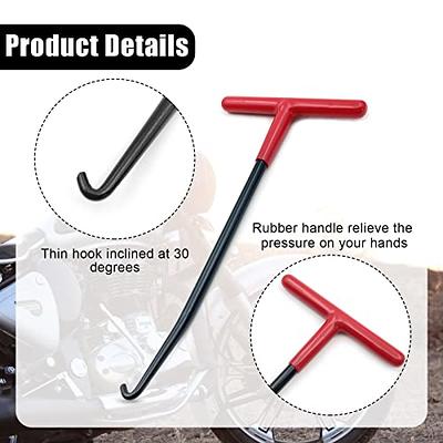 Motorcycle Exhaust Spring Hook Tool, T Handle Exhaust Spring Hooks Puller  with Rubber Coating, Suitable for Motorcycle Dirt Bike Removal,  Installation Tool (2PCS) - Yahoo Shopping