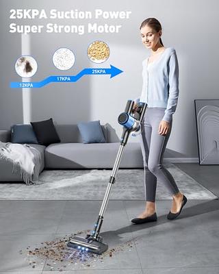  PRETTYCARE Cordless Vacuum Cleaner, 6 In 1 Lightweight Stick  Vacuum Self-Standing