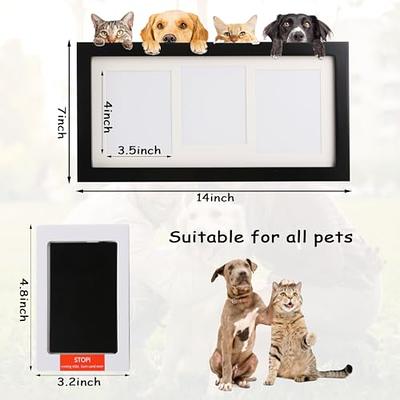 Retainbre Paw Print Stamp Pad for Dogs No Mess Dog Paw Print Kit Keepsake  for Dogs & Cats Pet Paw Print Impression Kit with Photo Frames Personalized  Pet Paw Print Gifts 