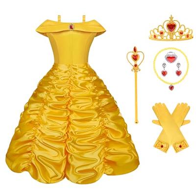 ToLaFio Princess Dresses for Girls Little Girls Costumes Dress Up