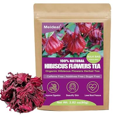 Organic Hibiscus (Hibiscus Sabdariffa) Dried Flowers Herbal Tea