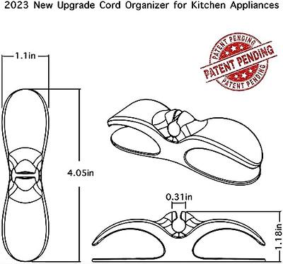 12 Pcs Cord Organizer for Kitchen Appliances, 2023 New Upgraded Cord Organizer Cord Winder Cord Wrapper Cord Keeper Cord Holder Stick on Coffee Maker