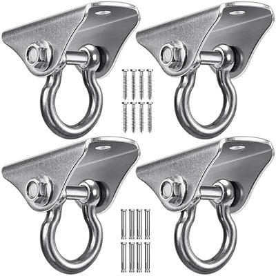 2 Set Stainless Steel Permanent Antirust Heavy Duty Swing Hangers 1000 lb