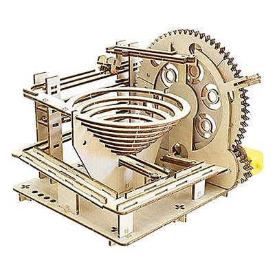 3D Wooden Puzzles for Adults Marble Run Model Building Kit Solar