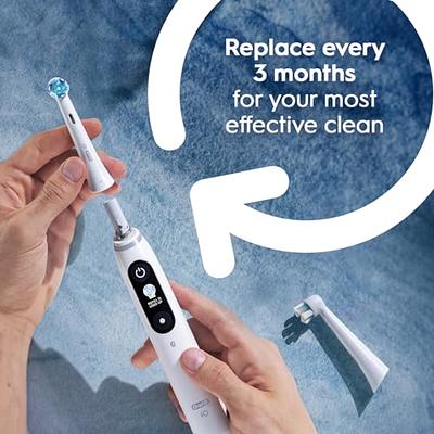  Oral-B iO Gentle Care Replacement Heads, Electric Toothbrush  Brush Heads, Black, 4 Count : Health & Household