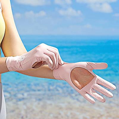Meyaus Women Sun UV Protection Palmless Short Gloves Non Slip Cycling  Driving Gloves - Yahoo Shopping